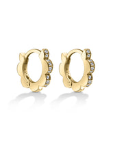 Flora White Diamonds Earrings